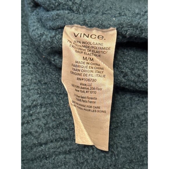 Vince Womens Ribbed Wool Blend Crewneck Sweater Size M - Picture 4 of 5